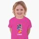Дитяча футболка для дівчаток Лайк (Likee) (25186-1040-71) 158-164 см Бавовна Темнорожевий - зображення 3