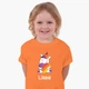 Детская футболка для девочек Лайк Единорог (Likee Unicorn) (25186-1037-50) 104-110 см Хлопок Оранжевый - изображение 3