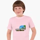 Детская футболка для мальчиков Майнкрафт (Minecraft) (25186-1170-30) 158-164 см Хлопок Розовый - изображение 4