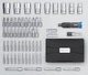 Набор прецизионных отверток JAKEMY JM-6125 (60 в 1) (23469) - изображение 7
