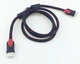 Кабель мультимедийный в оплетке HDMI -> HDMI с фильтрами 5 м + 2 феррита 1.4v 2К FULL HD 1080P (561274798) Черно-красный - изображение 2