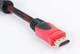 Кабель мультимедийный в оплетке HDMI -> HDMI с фильтрами 5 м + 2 феррита 1.4v 2К FULL HD 1080P (561274798) Черно-красный - изображение 3