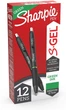 Набор гелевых ручек 12 шт автоматических Sharpie S-Gel, Medium Green Gel Ink Зеленый 0.7 мм (2126216) - изображение 1