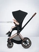 Прогулочная коляска Cybex Priam Fashion Edition Jewels of Nature dark blue шасси Matt Black - изображение 10