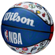 М'яч баскетбольний Wilson NBA ALL TEAM Outdoor Size 7 (WTB1301XBNBA) - зображення 4