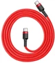 Кабель Baseus Cafule Type-C 3A PD 2.0 60W Flash Charging 1.0 м Red (CATKLF-G09) - изображение 2