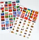Настольная обучающая игра Умняшка Флаги с многоразовыми наклейками 100 шт (КП-011) (4820129202002) - изображение 4