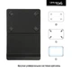 Чехол-книжка универсальный для планшетов с диагональю 10 дюймов, Silicone Hooks, Black, (263мм * 193мм * 20мм), искусственная кожа, фиксация скобы, застежка на резинке, обложка-подставка, ArmorStandart (ARM59078) - изображение 2