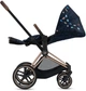 Прогулочная коляска Cybex Priam Fashion Edition Jewels of Nature dark blue шасси Matt Black - изображение 4
