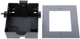 Врезная монтажная рамка Hikvision на 1 модуль DS-KD-ACF1/Plastic - изображение 5