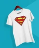 Футболка белая мужская с принтом "Superman" JHK T-Shirt 2XL 7001 (928_6) - изображение 3