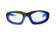 Очки спортивные защитные фотохромные Global Vision KICKBACK Photochromic G-Tech™ синие зеркальные - изображение 5