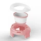 Дитячий дорожній складаний горщик і накладка на унітаз 3 в 1 Just Baby Trino Pink (JB-002) - изображение 4