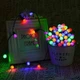 Світлодіодна гірлянда Ledertek у формі кульок, 4 м, 50 LED, 8 режимів, 7 кольорів - зображення 2