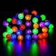 Світлодіодна гірлянда Ledertek у формі кульок, 4 м, 50 LED, 8 режимів, 7 кольорів - зображення 4