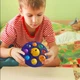 Игрушка - антистресс Pop It Simple Dimple "Планеты" Синий - изображение 4