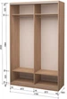 Шкаф-купе двухдверный Roko 179.2х242х60 см Зеркало Дуб Сонома (20200024003) - изображение 2