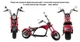 Електроскутер Chopper 3000W, 60V20Ah синій - зображення 2