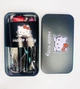 Чорный набор кистей для макияжа Hello Kitty, 7 шт - изображение 1