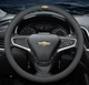 Чехол на руль оплетка для автомобиля Chevrolet натуральная кожа DLCar Lux - изображение 1