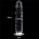 Фаллоимитатор Lovetoy Flawless Clear Dildo 7, 18 см (22204000000000000) - изображение 9
