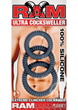 Комплект эрекционных кілець з силікону Ram Ultra Cocksweller Silicone Cock Rings колір чорний (11848005000000000) - зображення 2