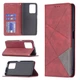 Чохол-книжка з кишеньками UniCase Geometric Pattern для Xiaomi Mi 11T / 11T Pro - Red - зображення 1