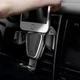 Автомобільний тримач Baseus Gravity Car Mount Black SUYL-01 - изображение 4