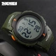 Мужские часы Skmei 1068 Зеленые - изображение 5