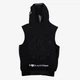 Безрукавка спортивна унісекс із капюшоном Rugged Аctivewear чорна М - зображення 1