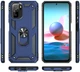 Чехол Shield для Xiaomi Redmi Note 10 / Note 10S Бампер противоударный Dark-Blue - изображение 5