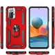 Чехол Shield для Xiaomi Redmi Note 10 Pro Бампер противоударный Red - изображение 5