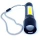 Компактный мощный аккумуляторный LED фонарик USB COP BL-511 158000 W Черный - изображение 2