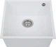 Кухонная мойка гранит Q 102 Under Top Bianco 68 - изображение 2