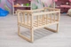 Деревянная детская кроватка для кукол 44х31х26 см (KD-252) - изображение 3
