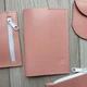 Обкладинка для паспорта Кайзер глянцева Пудрова - зображення 1