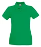 Женская тенниска поло Fruit of the Loom M Ярко-Зеленый (D063030047M) - изображение 1