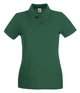 Женская тенниска поло Fruit of the Loom XL Темно-Зеленый (D063030038XL) - изображение 1