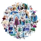 Набор наклеек stickers Frozen 2, Elza, Anna, Olaf - 50 шт | Холодное сердце, Эльза, Анна, Олаф - Водостойкие стикеры для оклеивания - изображение 5