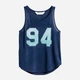 Подростковая майка для девочки H&M XAZ057727CIOE 146-152 см Темно-синий/Принт (DD8000000690562) - изображение 1