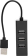 USB-хаб RZTK 4 порта USB 2.0 Black - изображение 2