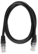 Патч-корд RZTK CAT5e RJ45 UTP 1 м Черный - изображение 2