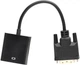 Адаптер RZTK DVI (24+1) male to VGA female 0.15 м Black - изображение 3