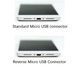 Кабель Primo угловой USB - MicroUSB - Reverse 0.13m для квадрокоптера Xiaomi Fimi X8 SE - Black - изображение 4