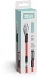 Кабель ColorWay USB - Type-C (zinc alloy) 2.4А 1 м Red (CW-CBUC012-RD) - изображение 3