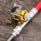 Вудка FishPen складная з котушкою і волосінню телескопічна Fishing rod in pen case Red - зображення 5