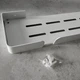Поличка для ванної з алюмінію FDU-Square-65 (Біла) 65см - зображення 3