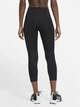 Спортивные леггинсы для фитнеса высокие женские Nike W Nk Df Fast Crop CZ9238-010 M Черные (194501888417) - изображение 2