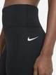 Спортивные леггинсы для фитнеса высокие женские Nike W Nk Df Fast Crop CZ9238-010 M Черные (194501888417) - изображение 4