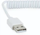 Кабель спіральный Cablexpert USB - MicroUSB 1.8 м White (CC-mUSB2C-AMBM-6-W) - зображення 3